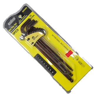 آلن کارتی 6 گوش بلند 9 عددی B.M TOOLS
